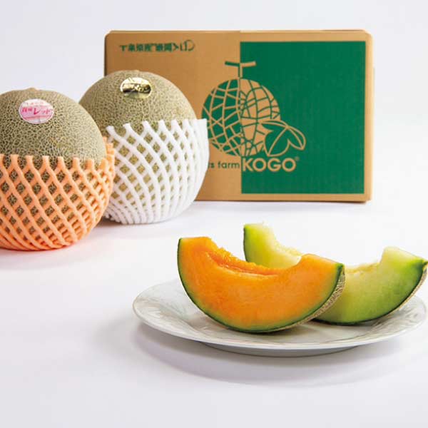 千葉県産 飯岡の2色メロン詰合せ(お届け期間：6/11〜8/15)【夏の贈りもの・お中元】　商品画像1