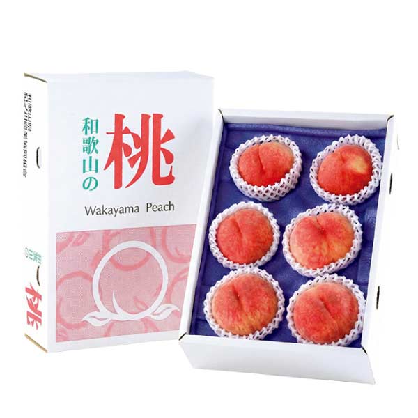 トップバリュ 減の恵み・和歌山県産(和歌山有機会) 川中島白桃(お届け期間：7/21〜8/15)【夏の贈りもの・お中元】　商品画像1