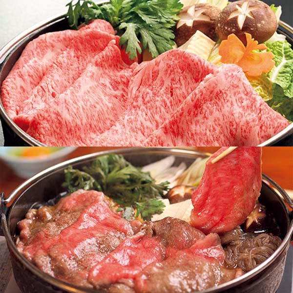 岐阜県産飛騨牛すきやき食べ比べセット【冬の贈りもの・お歳暮】　商品画像1