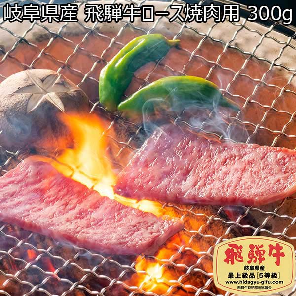 岐阜県産 飛騨牛ロース焼肉用 300g【おいしいお取り寄せ】　商品画像1