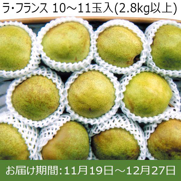 長野県産 ラ・フランス 10〜11玉入(2.8kg以上)【お届け期間 11／19〜12／27】【ふるさとの味・北陸信越】　商品画像1