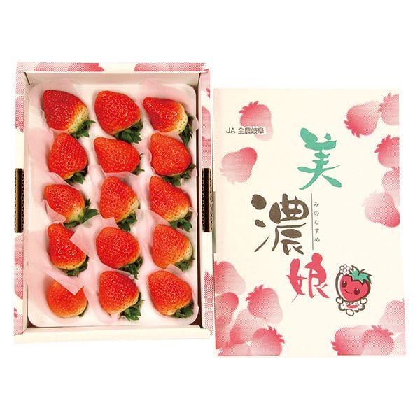 岐阜県産 美濃娘いちご 化粧箱(8粒〜15粒入り)【CB】 果物・野菜【季節の贈り物＆ご褒美ギフト】