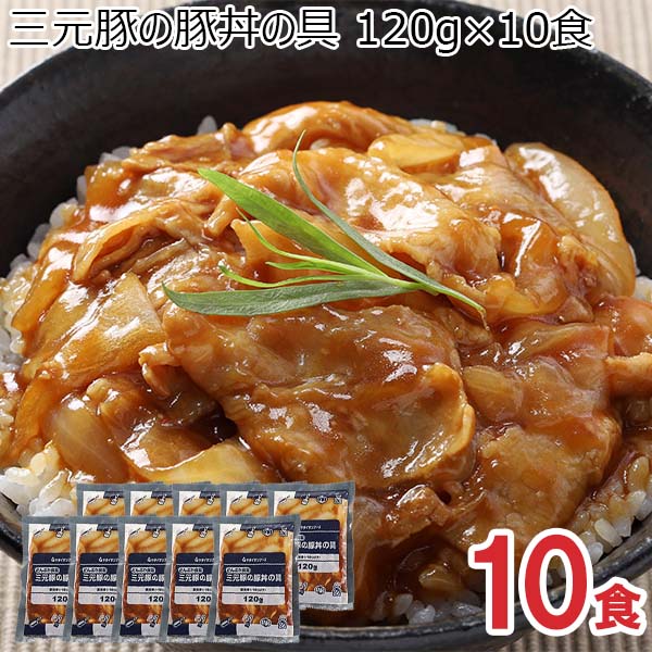 三元豚の豚丼の具 120g×10食【ブラックフライデー】【サクワ】　商品画像1