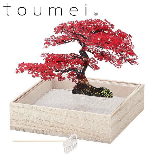 toumei ミニ盆栽（オブジェ）（紅葉）【贈りものカタログ】[C7985-93]　商品画像1