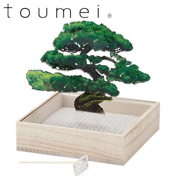 toumei ミニ盆栽（オブジェ）（松）【贈りものカタログ】[C7985-91]　商品画像1