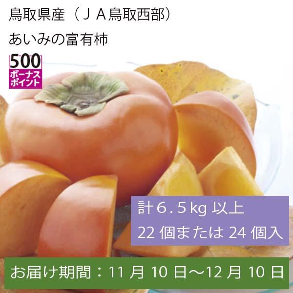 鳥取県産(JA鳥取西部) あいみの富有柿 計6.5kg以上 22個または24個入【お届け期間:11月10日〜12月10日】【ふるさとの味・中四国】　商品画像1