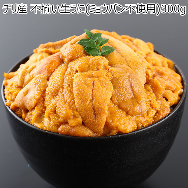 チリ産 不揃い生うに(ミョウバン不使用)300g【おいしいお取り寄せ