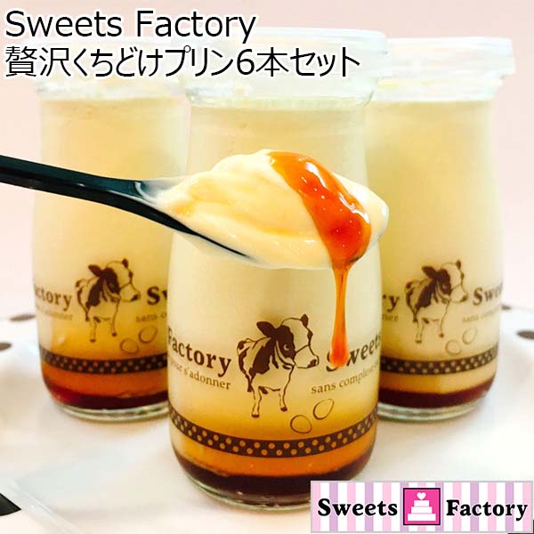 Sweets Factory 贅沢くちどけプリン6本セット【おいしいお取り寄せ】　商品画像1