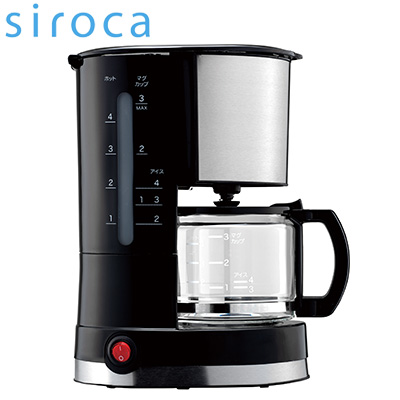 ｓｉｒｏｃａ　ドリップ式コーヒーメーカー　ＳＣＭー４０１［SCM-401］（R4335）　商品画像1