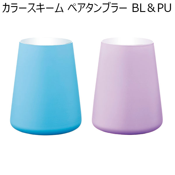 カラースキーム ペアタンブラー BL＆PU [ST0001]【年間ギフト】　商品画像1