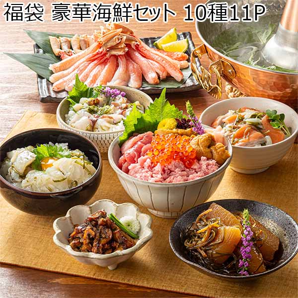 福袋 豪華海鮮セット 10種11P【お届け期間：12月24日〜12月31日】【福袋】　商品画像1