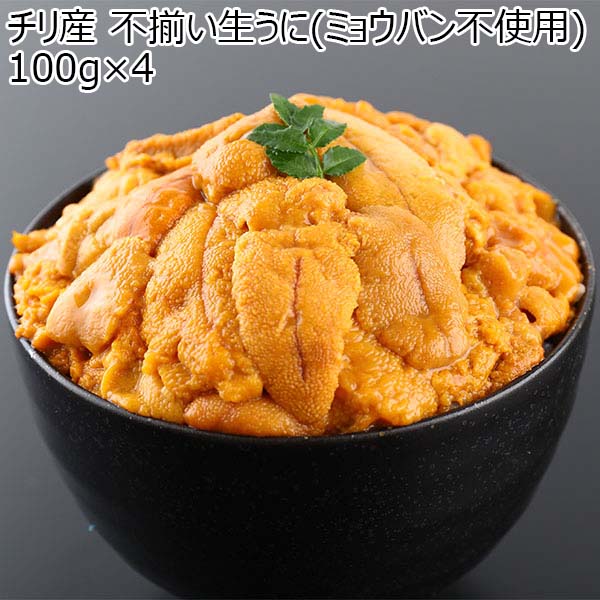 チリ産 不揃い生うに(ミョウバン不使用) 100g×4【お届け期間：12月24日〜12月31日】【福袋】　商品画像1