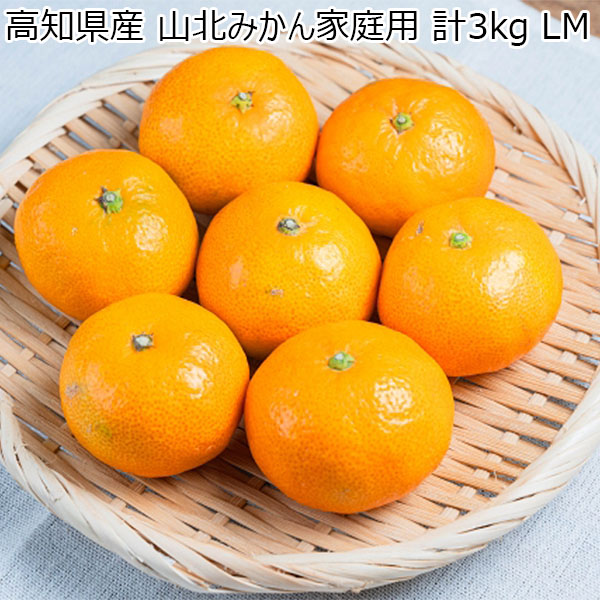 高知県産 山北みかん家庭用 計3kg LM【お届け期間:12月4日〜12月25日】【ふるさとの味・中四国】　商品画像1