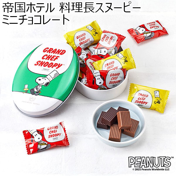 帝国ホテル 料理長スヌーピー ミニチョコレート(10個)【お届け期間：1月10日〜順次】【バレンタイン】　商品画像1