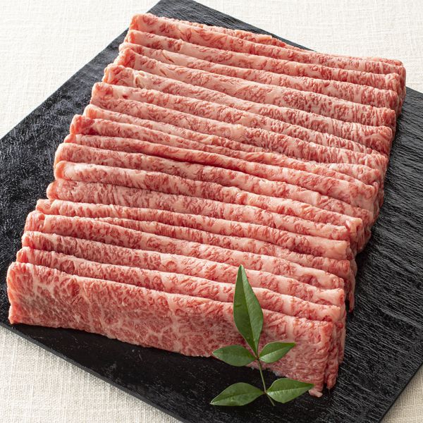 兵庫県産 三田和牛かたロースすきやき用(5等級)350g【黒毛和牛】【旬の味覚便】【NN】　商品画像1