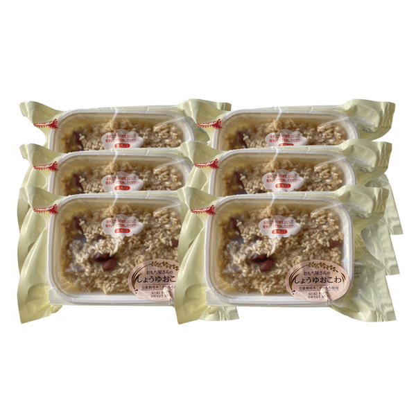 新潟 青木農場 青木農場の醤油おこわ(青木農場の醤油おこわ 200g×6個)【お届け期間:6/11〜8/25】【夏の贈りもの・お中元】【KN】 麺類・米・パン【季節の贈り物 新潟 青木農場 青木農場の醤油おこわ(青木農場の醤油おこわ 200g×6個)【お届け期間:6/11〜8/25】【夏の贈りもの・お中元】【KN】 麺類・米・パン【季節の贈り物