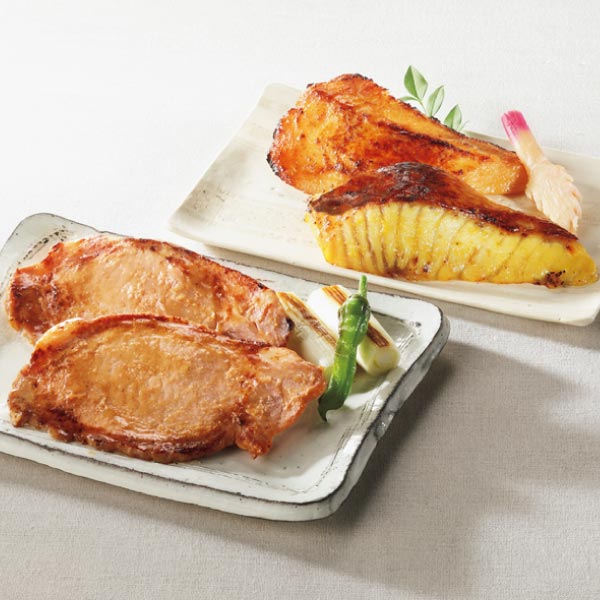 国産豚ロース味噌漬け・国産漬け魚セット(お届け期間:8/26〜8/31)【夏の贈りもの・お中元】 精肉・ハム・ローストビーフ【季節の贈り物&ご褒美ギフト】 国産豚ロース味噌漬け・国産漬け魚セット(お届け期間:8/26〜8/31)【夏の贈りもの・お中元】 精肉・ハム・ローストビーフ【季節の贈り物&ご褒美ギフト】