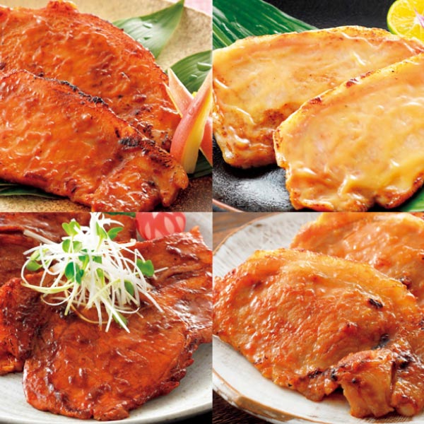 霧島黒豚 ロース味噌漬け4種食べくらべセット(お届け期間:8/26〜8/31)【夏の贈りもの・お中元】 精肉・ハム・ローストビーフ【季節の贈り物&ご褒美ギフト】 霧島黒豚 ロース味噌漬け4種食べくらべセット(お届け期間:8/26〜8/31)【夏の贈りもの・お中元】 精肉・ハム・ローストビーフ【季節の贈り物&ご褒美ギフト】