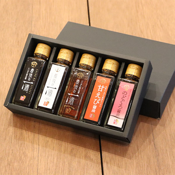 新潟県 能水商店 新潟県産魚醤5本セット 最後の一滴premium100mL1本、最後の一滴100mL1本、甘えび醤油100mL 1本、のどぐろ醤油100mL 1本 他【夏の贈りもの・お中 新潟県 能水商店 新潟県産魚醤5本セット 最後の一滴premium100mL1本、最後の一滴100mL1本、甘えび醤油100mL 1本、のどぐろ醤油100mL 1本 他【夏の贈りもの・お中