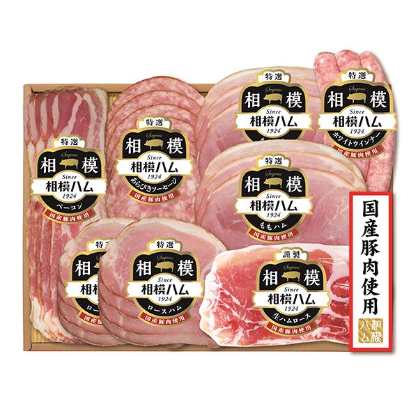 相模ハム 国産豚肉使用ハムギフト8点入り 1個507g【お届け期間:6/11(水)〜8/25(月)】【夏の贈りもの・お中元】【MK】 精肉・ハム・ローストビーフ【季節の贈り物 相模ハム 国産豚肉使用ハムギフト8点入り 1個507g【お届け期間:6/11(水)〜8/25(月)】【夏の贈りもの・お中元】【MK】 精肉・ハム・ローストビーフ【季節の贈り物
