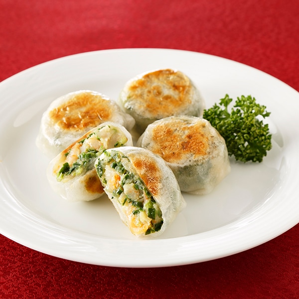 【菰田欣也】監修 エビニラまんじゅう 4個入(計140g)×3袋(L7537)【サクワ】　商品画像1