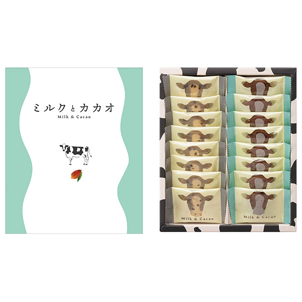 ミルクとカカオのサクサククッキー 16枚[MCS-I]【春の贈りもの】　商品画像1
