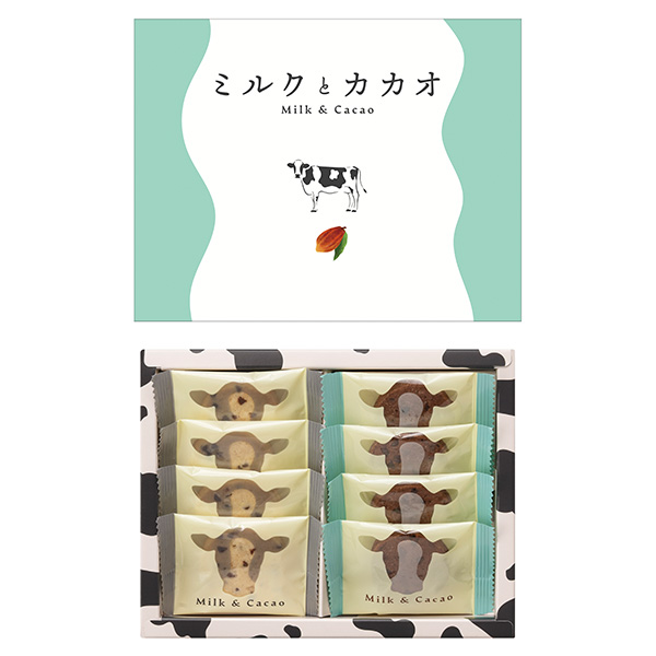 ミルクとカカオのサクサククッキー 8枚[MCS-RO]【春の贈りもの】　商品画像1