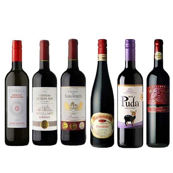 世界を旅する赤ワインセット【おいしいお取り寄せ】　商品画像1