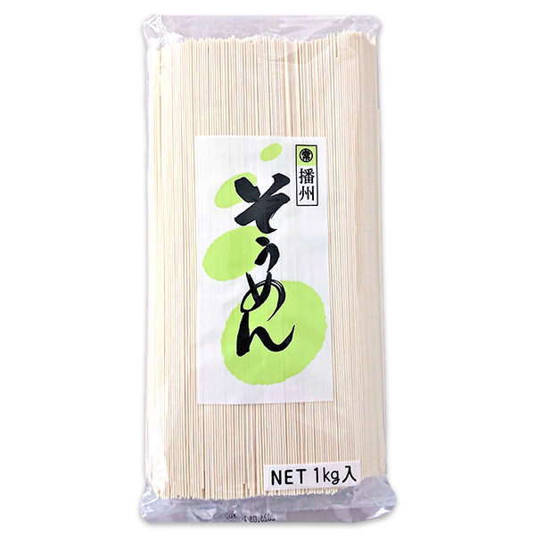【アウトレット】播州麺のマルツネ (業務用)そうめん 1kg(L7619)【サクワ】　商品画像1