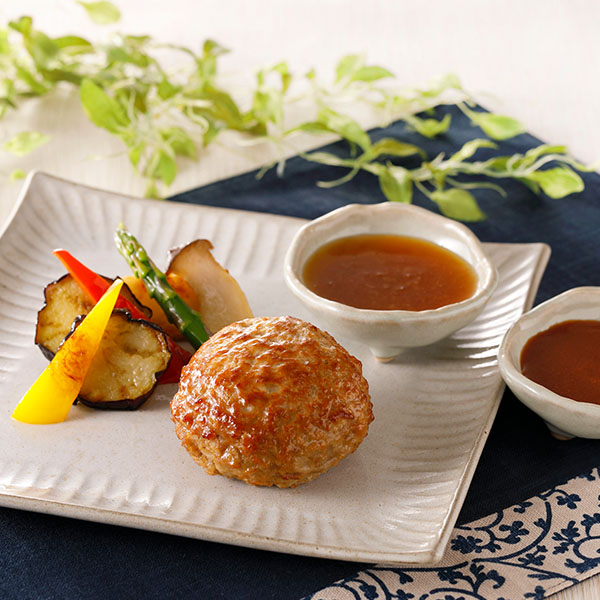 なだ万 レンジで簡単！和風ハンバーグ 約1400g[HB-5D]【サクワ】【直送】 惣菜【季節の贈り物＆ご褒美ギフト】