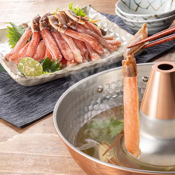 ロシア産 生ずわいがに脚ポーション 500g×3【お届け期間:12月26日〜12月30日】【年末年始ごちそう特集】 魚介・海産物【季節の贈り物&ご褒美ギフト】