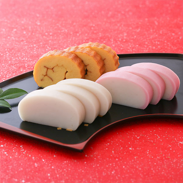 小田原山上 上板蒲鉾・伊達巻詰合せ(彩) (上白230g・上赤230g・手焼き伊達巻ハーフ1本)【限定70点】【お届け期間：12月26日〜12月30日】【年末年始ごちそう特集