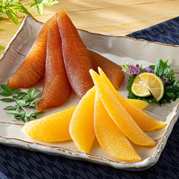 北食 北海道産 二度仕込 味付け数の子(白・黒醤油) 各160g【お届け期間:12月26日〜12月30日】【年末年始ごちそう特集】 魚介・海産物【季節の贈り物&ご褒美ギ