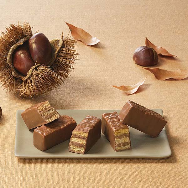 【アウトレット】メリーチョコレート ミルフィーユ(和栗) 10個入り【おいしいお取り寄せ】 商品画像1