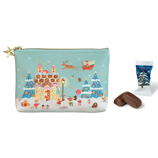 メリーチョコレート クリスマスポーチ チョコレート菓子7個入り【イオンのクリスマス】 スイーツ メリーチョコレート クリスマスポーチ チョコレート菓子7個入り【イオンのクリスマス】 スイーツ