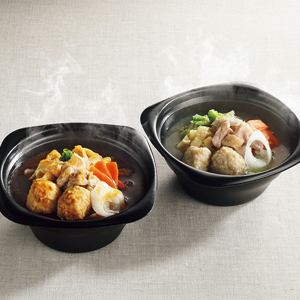 鶏三和 名古屋コーチン小分け鍋セット【冬の贈りもの・お歳暮】[KSK-5] 惣菜【イオン特選お歳暮】