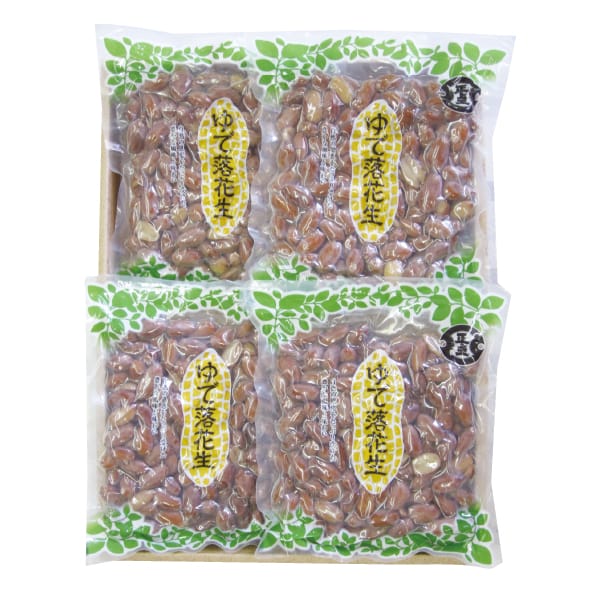 正上 ゆで落花生YR25 ゆで落花生180g×4袋 【お届け期間:10/26(日)〜1/10(土)】【冬の贈りもの・お歳暮】【MK】　商品画像1