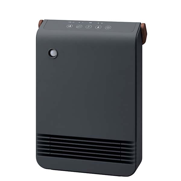 WOOD STYLE 節電/室温センサー付セラミックヒーター グレー [CH-T2517GY]【雑貨】【季節の贈り物＆ご褒美ギフト】