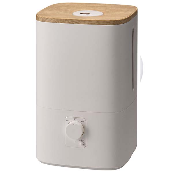ハイブリッド加湿器「ウッドモイスト」 グレージュ [HB-T2581GG]【雑貨】【季節の贈り物＆ご褒美ギフト】