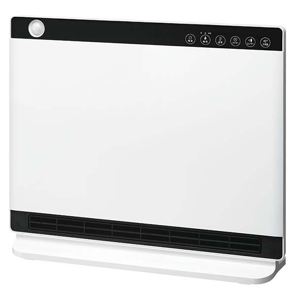 節電/室温センサー付 大風量パネルセラミックヒーター ヒートワイドスリム ホワイト [CH-MT2436WH]【雑貨】【季節の贈り物＆ご褒美ギフト】