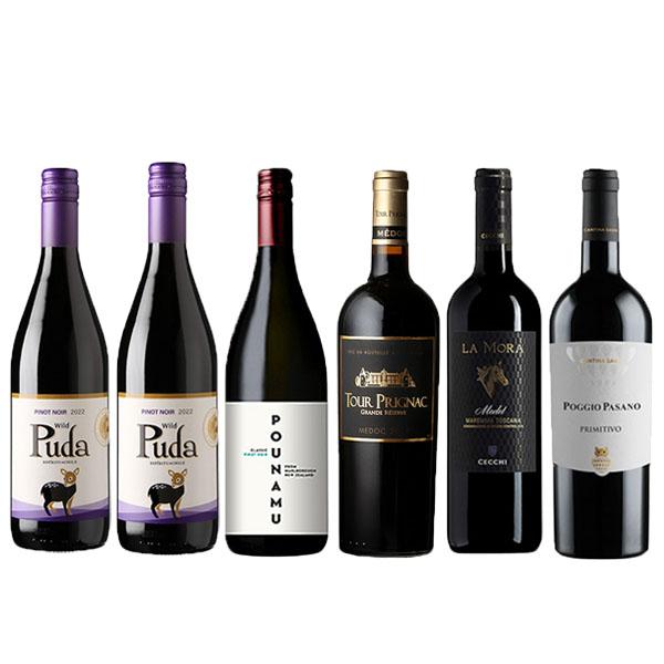 赤ワイン愛好家のための濃厚セレクション各750ml【おいしいお取り寄せ】 飲料・酒【季節の贈り物＆ご褒美ギフト】