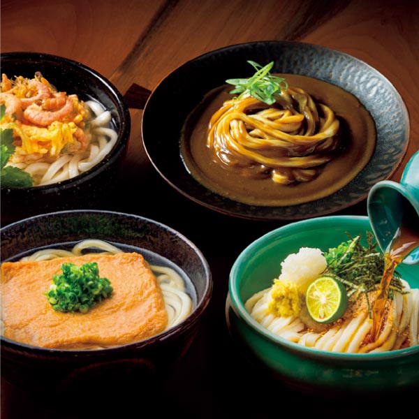 うどん本陣山田家 冷凍讃岐うどん 4種の味の詰合せ【冬の贈りもの・お歳暮】【NN】 麺類・米・パン【イオン特選お歳暮】