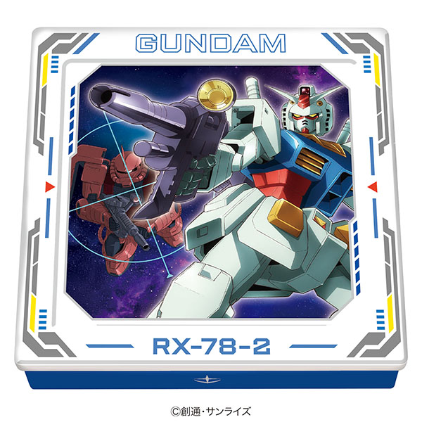ハート ロックオンチョコ缶ガンダムVSジオン公国軍MS 62g【お届け期間：1月15日〜2月21日】【バレンタイン】　商品画像1