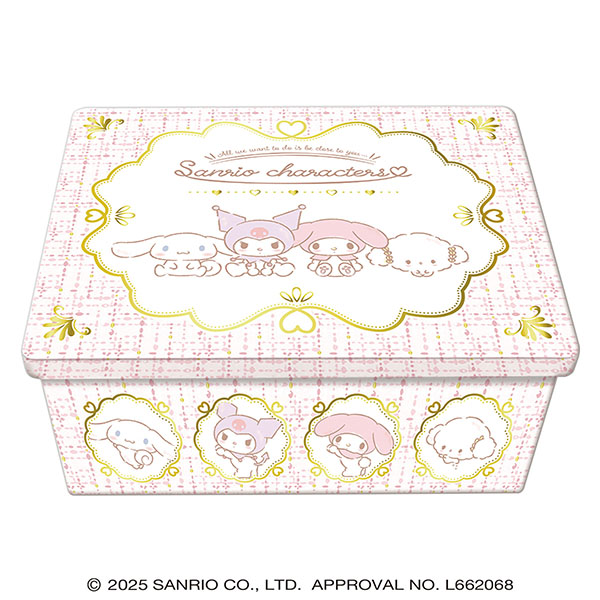 ハート サンリオキャラクターズスイート缶 チョコレート菓子5個入【お届け期間:1月15日〜2月21日】【バレンタイン】 商品画像1