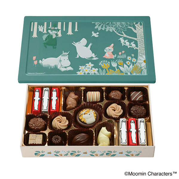 ムーミン × メリーチョコレート ムーミンたちと穏やかな森(アソートチョコレート)【お届け期間:1月15日〜2月21日】【バレンタイン】 商品画像1