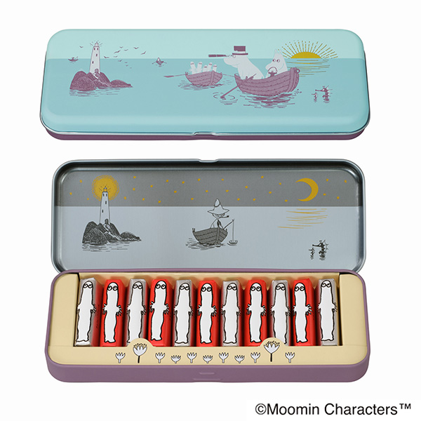 ムーミン × メリーチョコレート ニョロニョロたちの船出(2種のバーチョコレート)【お届け期間：1月15日〜2月21日】【バレンタイン】　商品画像1