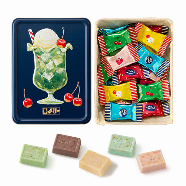 メリーチョコレート はじけるキャンディー アソートメント缶【お届け期間：1月15日〜2月21日】【バレンタイン】　商品画像1