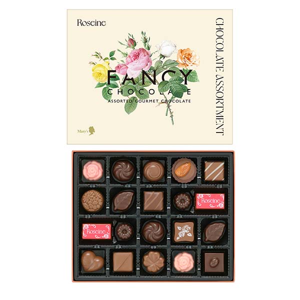 メリーチョコレート ロゼーヌファンシーチョコレート 20個入【お届け期間：1月15日〜2月21日】【バレンタイン】　商品画像1