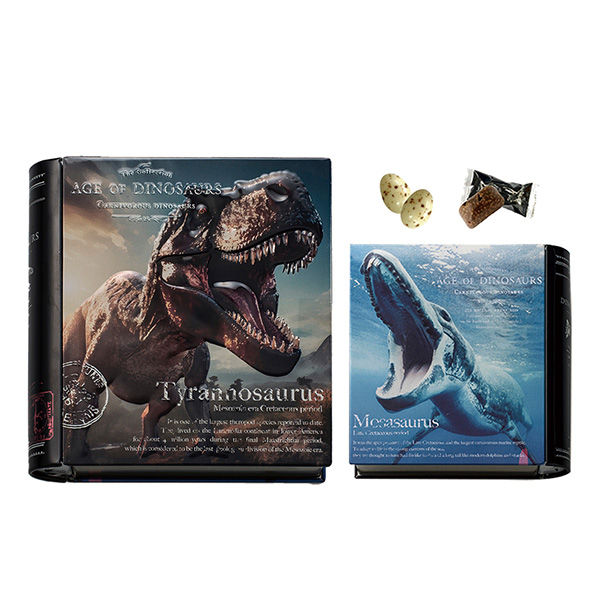 エイジ・オブ・ダイナソー 恐竜ブック缶 チョコレート菓子14個入【お届け期間：1月15日〜2月21日】【バレンタイン】　商品画像1