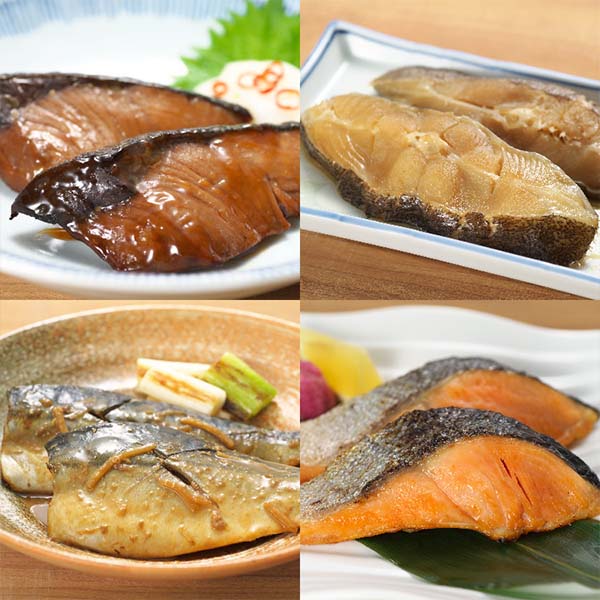 金澤 北珍 肴の匠 湯せん調理の魚惣菜 4種 各2切入【おいしいお取り寄せ】　商品画像1